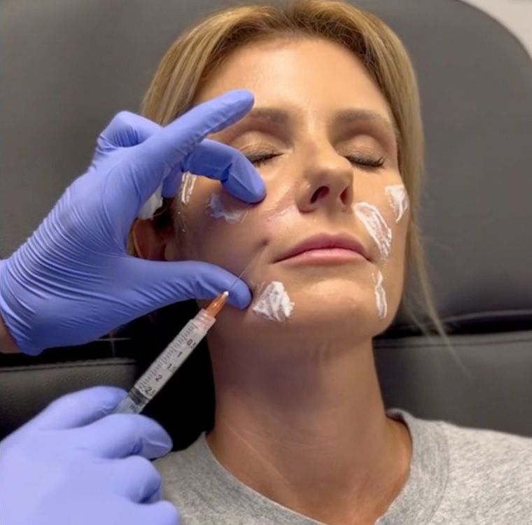 Newport Beach med spa patient