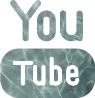 YouTube logo with water effect background